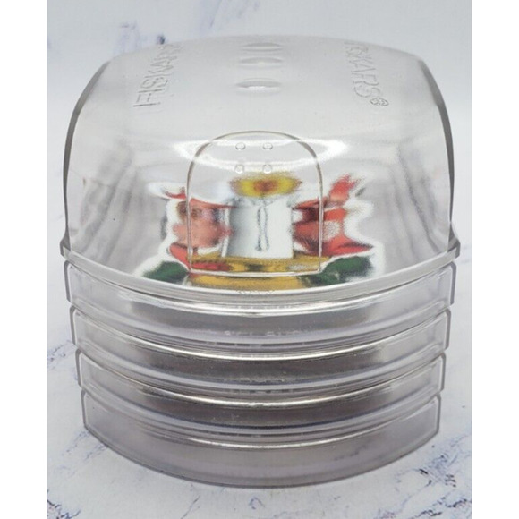 Fiskars Stackable Rubber Stamp Lot Of 3 Christmas Toy Themed Plastic Stamps - Picture 10 of 11